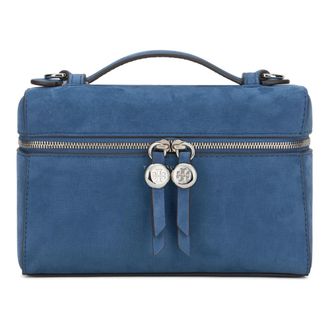 Tory Burch Dames, Tassen, Blauw, Maat: ONE Size Leer