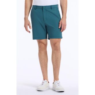 Robert Graham Aster Performance Golf Shorts in Mediterranean at Nordstrom, Size 36