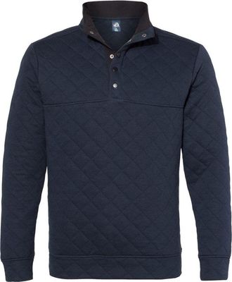 J. America Quilted Snap Pullover