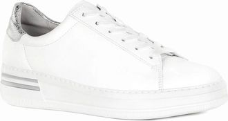 Gabor Womens Keystone Womens Trainers - White - Size: 7.5