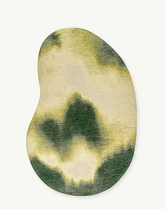 Novatrend Alfombra moderna tejida plana Verde 200x290 cm