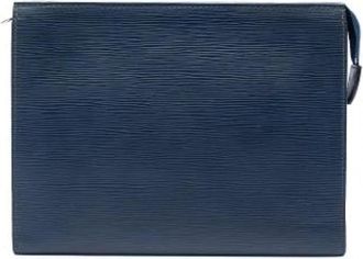 Louis Vuitton Pre-owned Toiletry Pouch 26 - Dames - Vintage Clutch - Blauw - ONE Size - Leer - Vintage