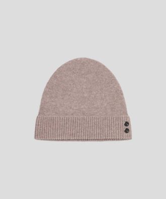 Ron Dorff Mens Cashmere Beanie In Heather Beige