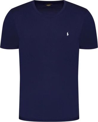 Ralph Lauren S/S Crew-Sleep Top - Heren - T-shirts - Blauw - L - Katoen - Tops
