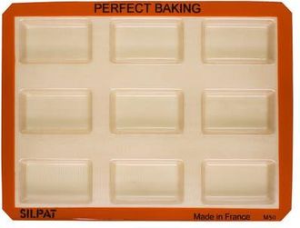 Silpat Perfect Non-Stick Mini Loaf Mold in Orange at Nordstrom