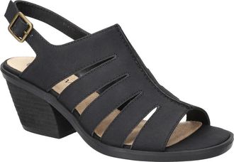 Bella Vita Rhodes Sandals W Black Block Heel Slingback RHS6851