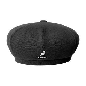 Kangol Bamboo Jax Beret - unisex - Accessoires - Zwart - Maat: L Acryl