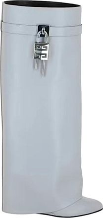 Givenchy High Boots, female, Blue, 8 1/2 UK, Stivale