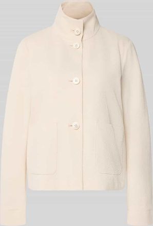 White Label Regular Fit Jacke mit Stehkragen in Offwhite, Gr&ouml;&szlig;e 34