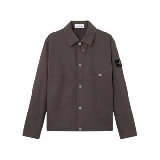 Stone Island Jassen, Heren, Grijs, XL, Jacket E26