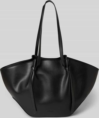 Seidenfelt Manufaktur Shopper mit Knotendetail in Black, Gr&ouml;&szlig;e 1