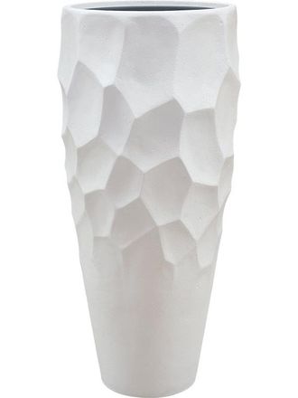 Baq Blumentopf Polystone Nathan James Partner &oslash; 46/ H&ouml;he 110 cm - Weiss