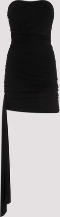Magda Butrym Black Viscose Mini Dress