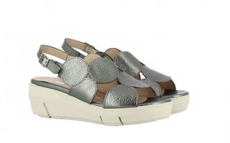 Wonders Womens Bubble Wedge Sandals In Plomo