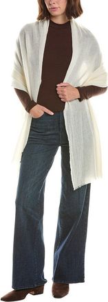 Amicale Cashmere Plain Weave Solid Cashmere Wrap
