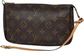 Louis Vuitton Pre-owned Shoulder Bags, female, Brown, Size: ONE SIZE Pre-owned Vintage Monogram Pochette