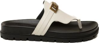 Guess Schoenen, Dames, Wit, 39 EU, Leer, Farron Sandaal