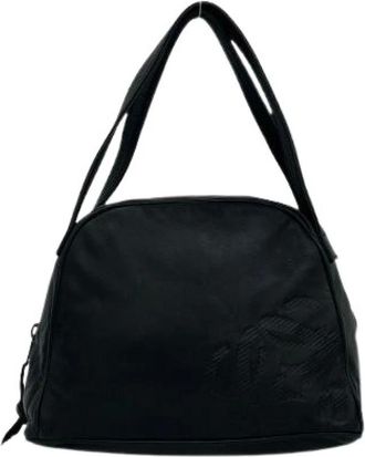 Loewe Pre-owned Anagram Logo Nappa Leather Mini Boston Bag - - Pre-owned - Donna - Nero - ONE SIZE