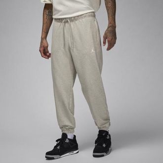 Nike Jordan Mens Dri-FIT Sport Crossover Fleece Pants - Grey Heather/White Size 3XL