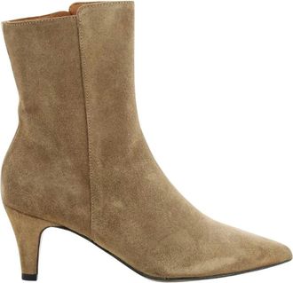 &Aacute;ngel Alarc&oacute;n Damesschoenen Cognac Stijl - Dames - Laarzen met Hak - Bruin - 40 EU - Schoenen