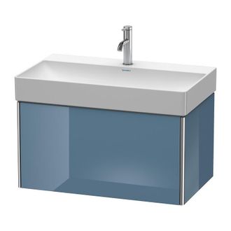 Duravit Duravit Xsquare Unidad De Tocador De Pared 78.4x46.0 Cm,1 Extra&iacute;ble, Para Lavabo Durasquare 235380, Color (frente/cuerpo): Laca De Alto Brillo Stone B