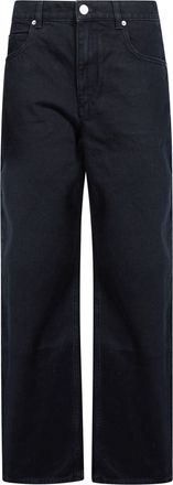 Isabel Marant Dromie-Gz High-Waist Wide-Leg Pants