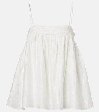 Rotate Striped gathered camisole