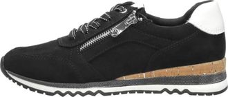 Marco Tozzi Sneakers Laag - Dames - Sneakers - Zwart - 41 EU - Schoenen