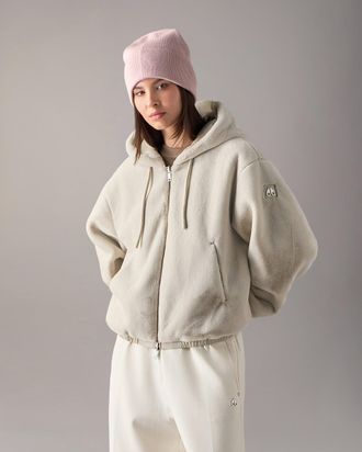 Moose Knuckles Womens Eaton Bunny Reversible Hoodie