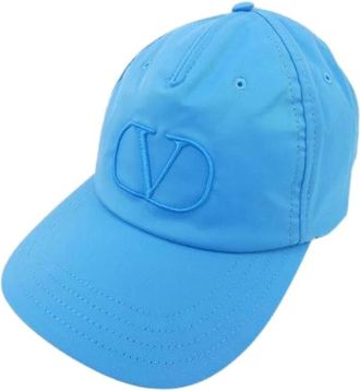 Valentino Pre-owned Accessories, male, Blue, Size: ONE SIZE Pre-owned Cap