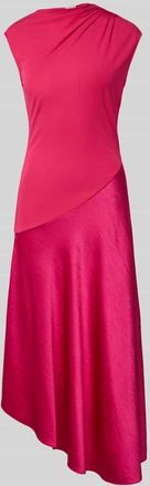Ted Baker Midikleid aus reiner Viskose Modell Jaspara in Pink, Gr&ouml;&szlig;e 34