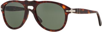 Persol Green Pilot Mens Sunglasses PO0649 24/31 52