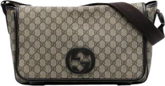 Gucci Pre-owned Cross Body Bags, female, Beige, Size: ONE SIZE Pre-owned Vintage Crossbody Bag