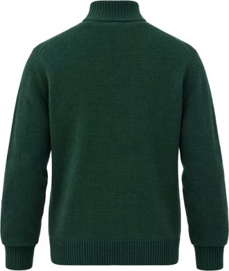 Lacoste Half-Zip Wool Sweater - Green