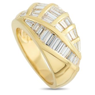 Luxury Bazaar 18K Yellow Gold 2.60ct Diamond Ring MF10-011926