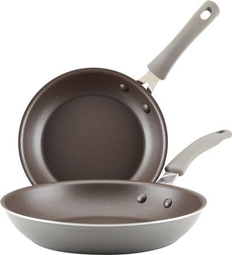 Rachael Ray Cook + Create Aluminum Nonstick Frying Pan Set, 2Pc