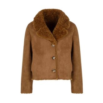 Giacomo Teddy Jacket - Dames - Jassen - Bruin - Maat: L Poliester