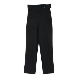 La Petite Robe Di Chiara Boni Xafir Broek - Dames - Broeken - Zwart - Maat: L Jersey