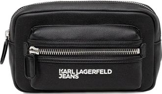 Karl Lagerfeld Heuptas met ritssluiting - Zwart