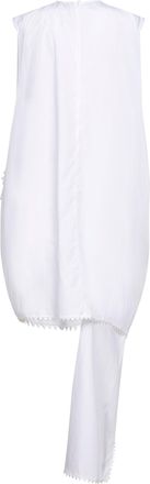 Jacquemus Womens Mini Dress The Traversin White Cotton