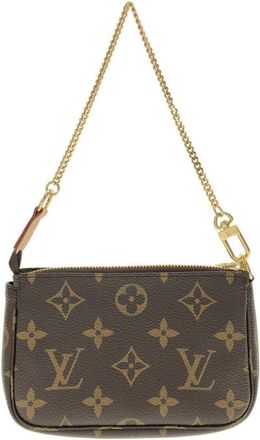 Louis Vuitton Marron Monogram Monogram Mini Pochette Pouch (Pre-Owned)