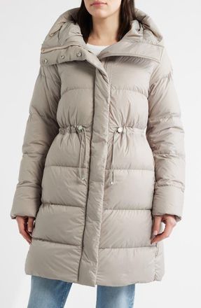 Canada Goose Montgomery Tonal Label 750 Fill Power Down Coat in Limestone - Calcaire at Nordstrom, Size X-Small
