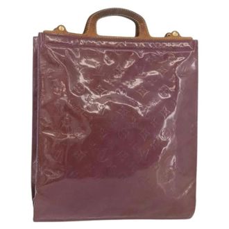 Louis Vuitton Pre-owned Tote Bags, female, Purple, Size: ONE SIZE Pre-owned Vintage Patent Leather Tote
