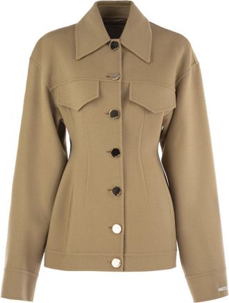 Sportmax Egeo - Tight-Fitting Wool Caban