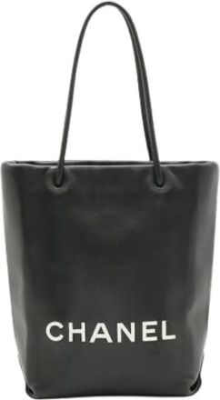 Chanel Pre-owned Tote Bag - Dames - Vintage Shopper - Zwart - ONE Size - Leer - Vintage