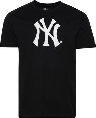 New Era Mens New York Yankees T-Shirt - White/Black Size XXL