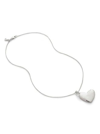 Monica Vinader Heart Locket necklace - women - Recycled Silver - One Size