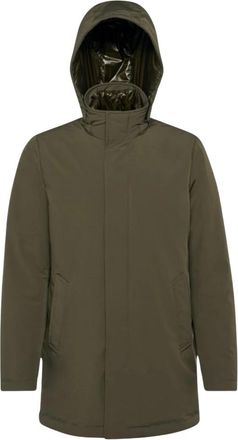 Geox Zackerty Weatherproof Jacket - Heren - Parka Jassen - Groen - L - Polyester - Jassen