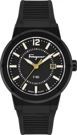 Ferragamo SFHY01622 Mens F-80 Watch - Black - One Size