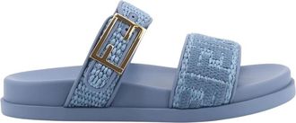 Fendi Mujer, Zapatos, Azul, Talla: 36 EU